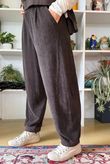 Terry B Relaxed Tapered Jogger Coffee Bean